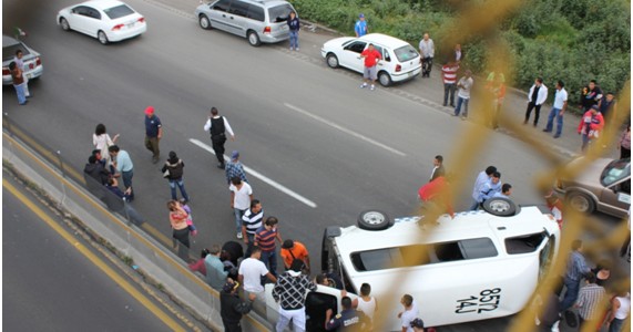 Accidente en transporte público Accidente en transporte público