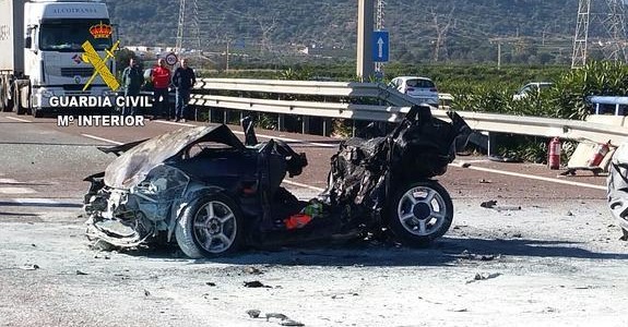 Accidente mortal en la Vall d’Uixó Accidente mortal en la Vall d’Uixó